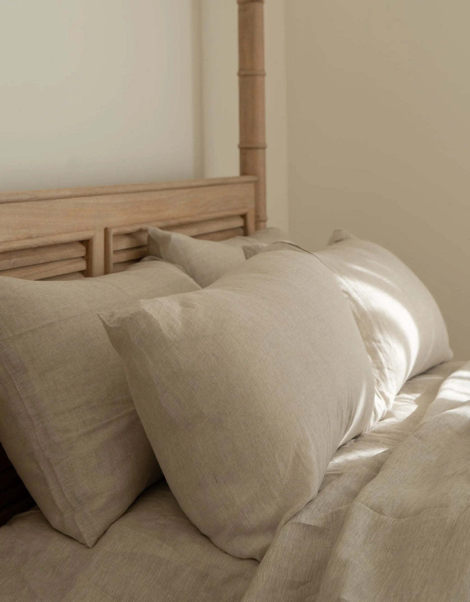 Isle Of Omni | European Linen Pillowcases - Natural