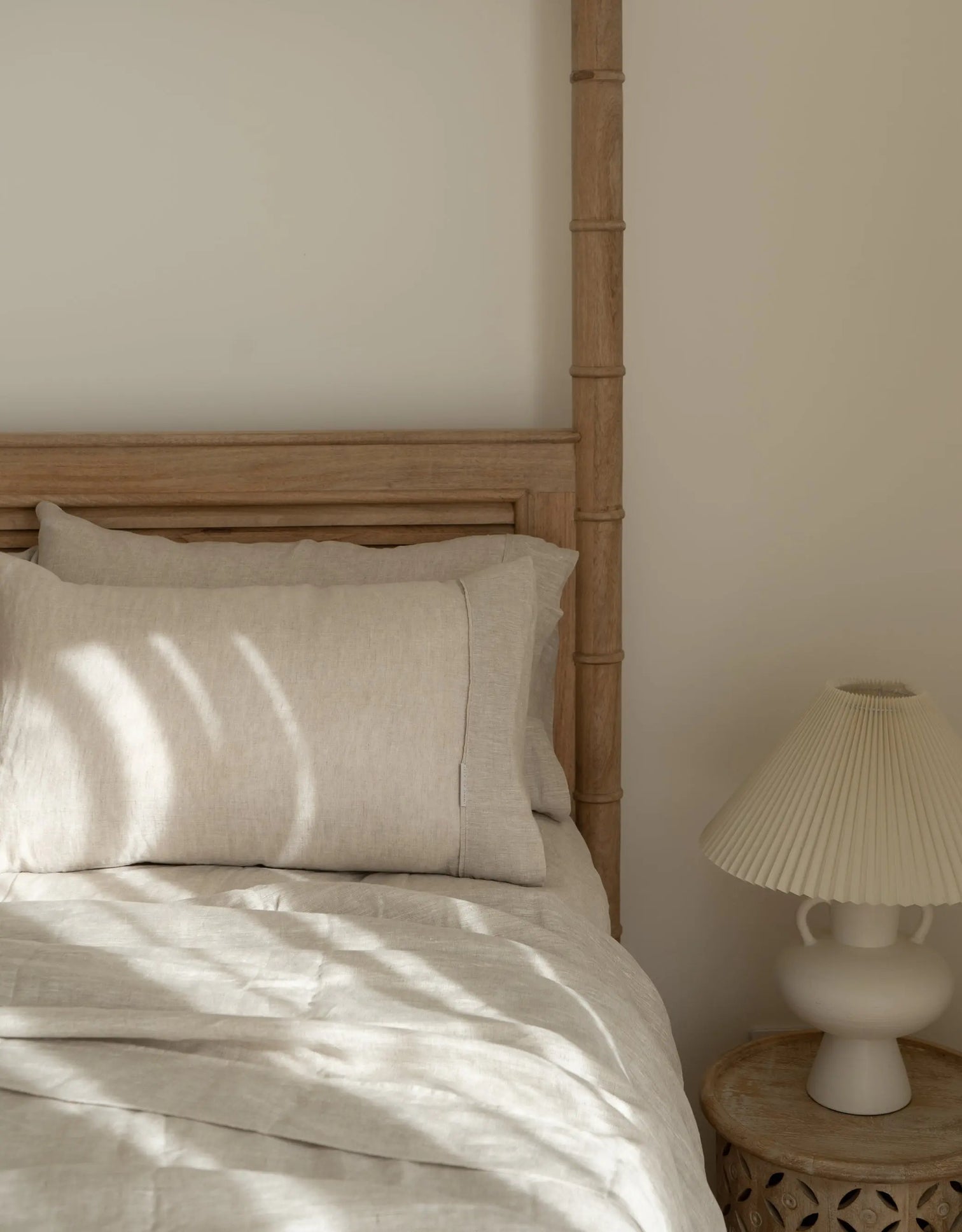 Isle Of Omni | European Linen Pillowcases - Natural