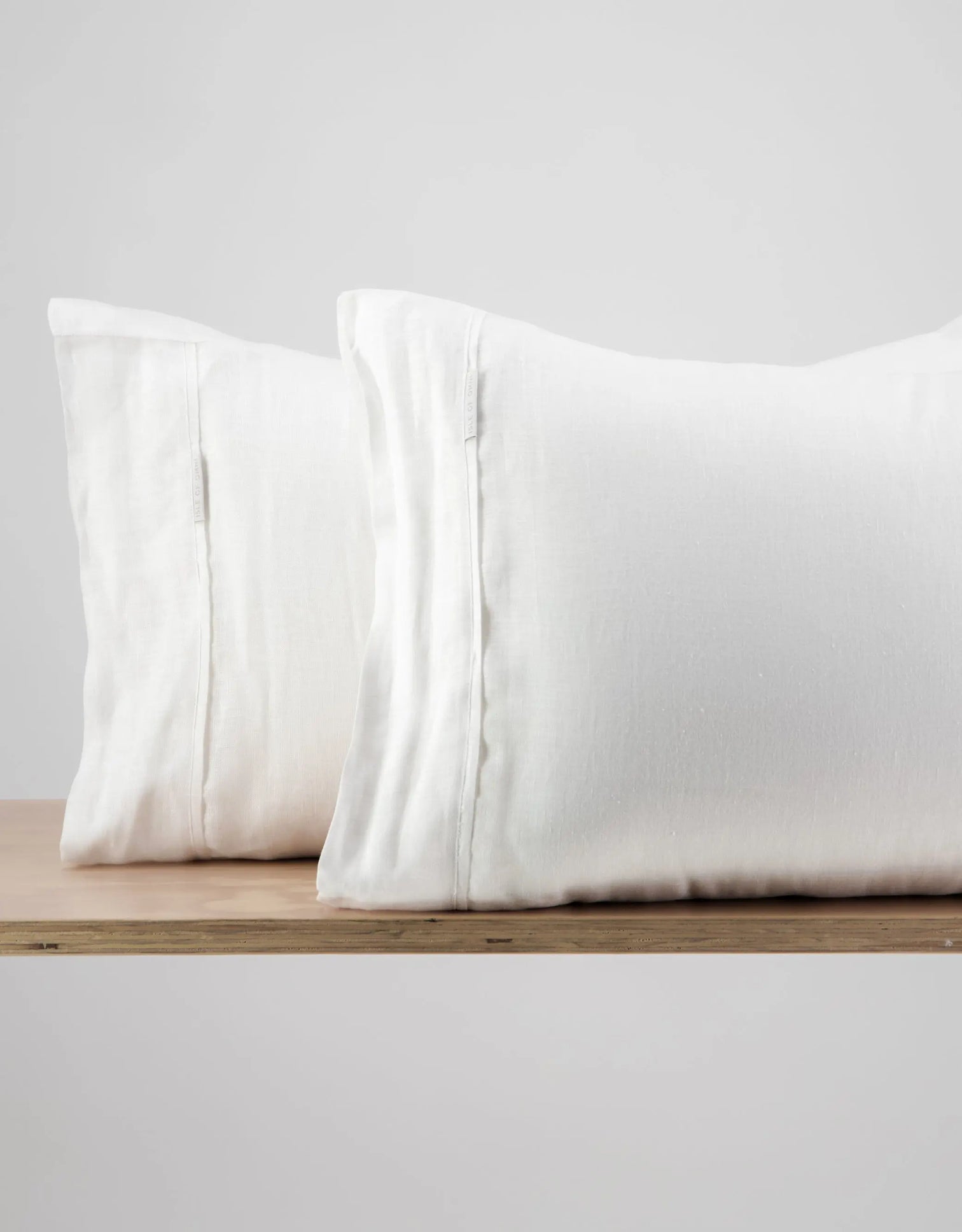 Isle Of Omni | European Linen Pillowcases - White