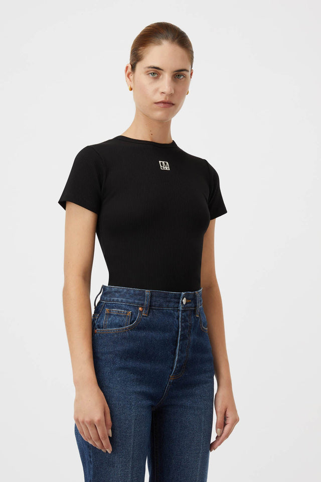 Camilla and Marc | Nora Fitted Tee - Black