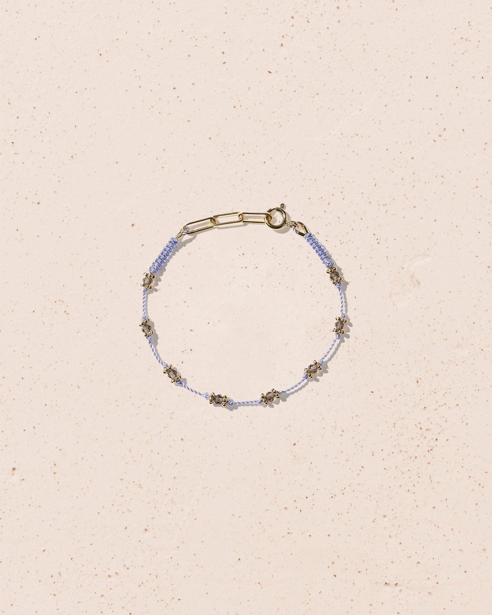 Tityaravy | Lotus Bracelet - Lilac / Quartz Fume