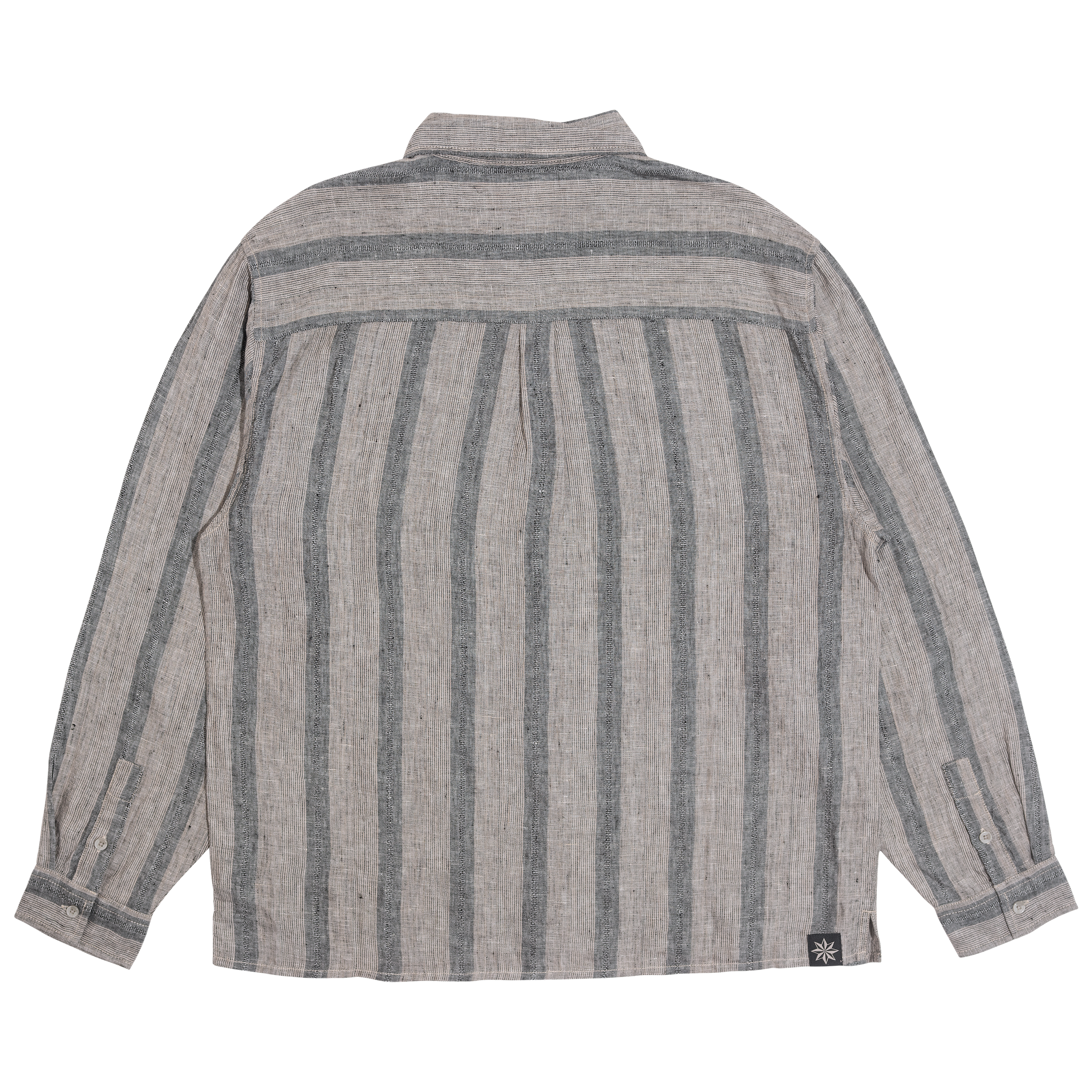 Beach Brains | The BB Shirt - Tan/Black Stripe