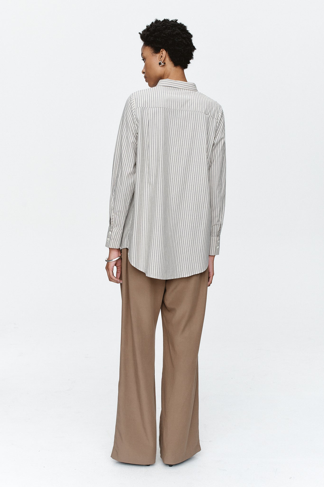 Marle | Foundations Shirt - Eucalyptus Stripe