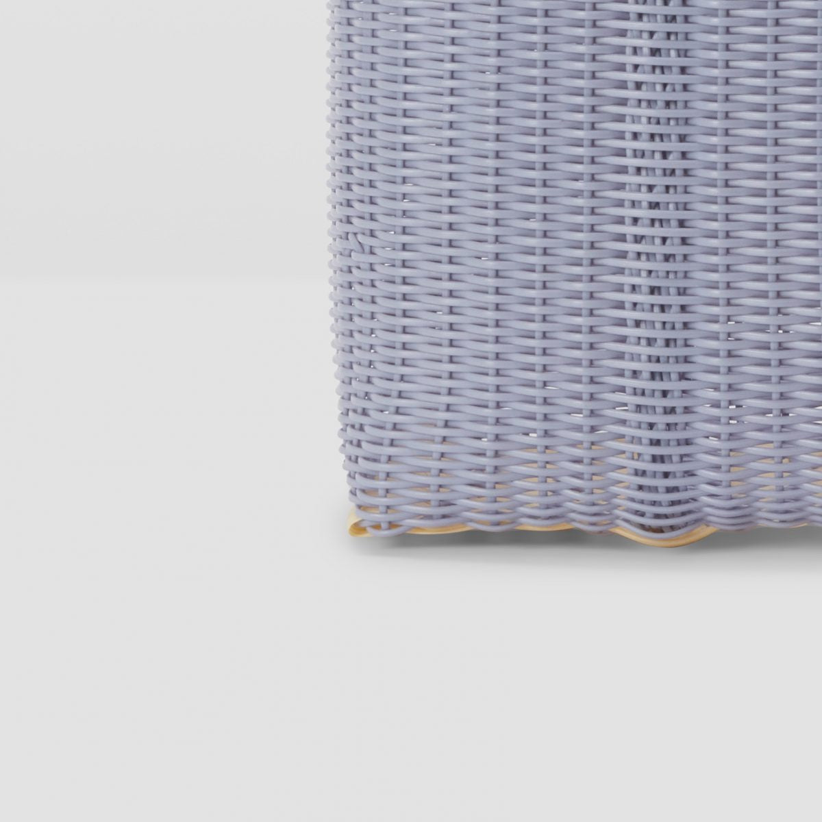 Palorosa | Small Flat Basket - Blue Lilac