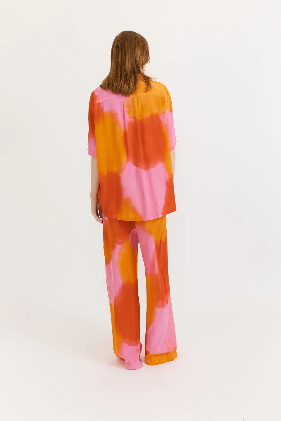 Gary Bigeni | Quinn Drawstring Pant - Hand Painted Pink