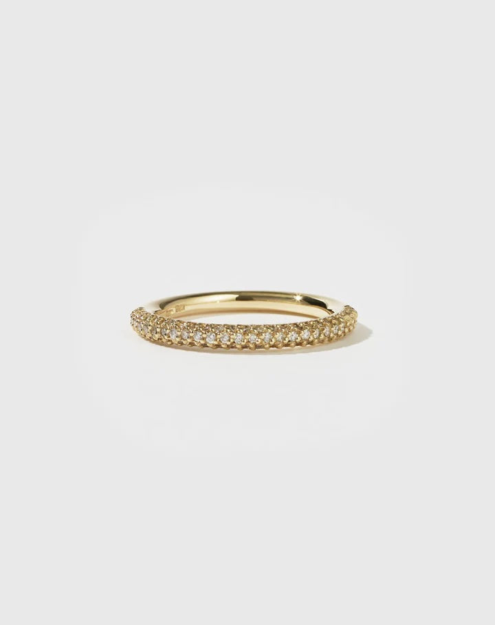 Meadowlark | Halo Band Triple Pave - White Diamond