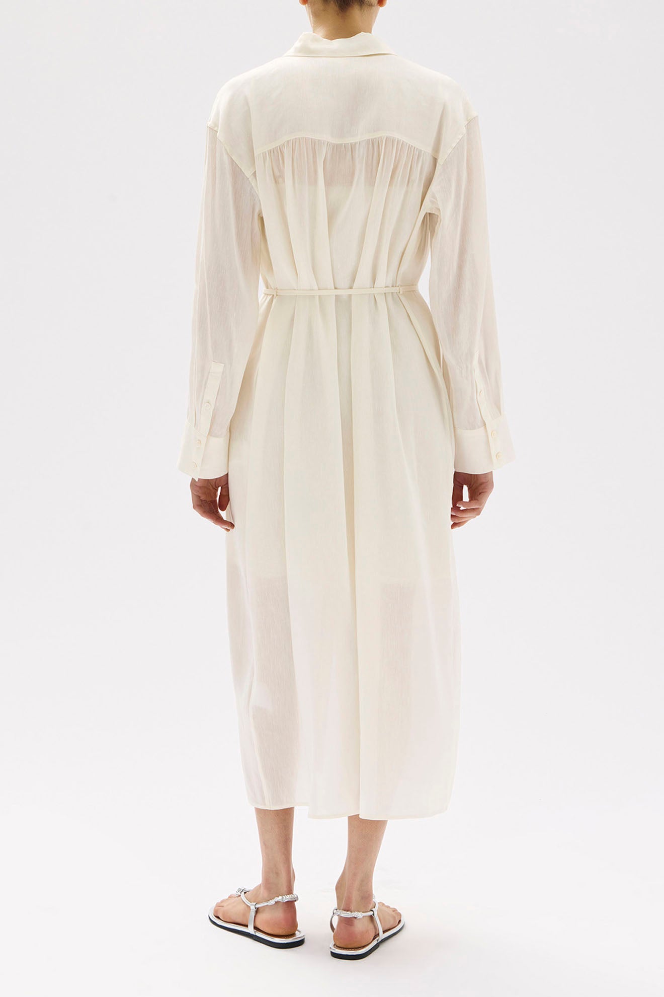 Assembly Label | Harper Linen Silk Maxi Dress - Cream