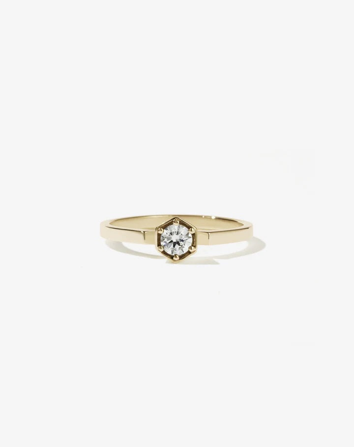 Meadowlark | Hexagon Solitaire - White Diamond