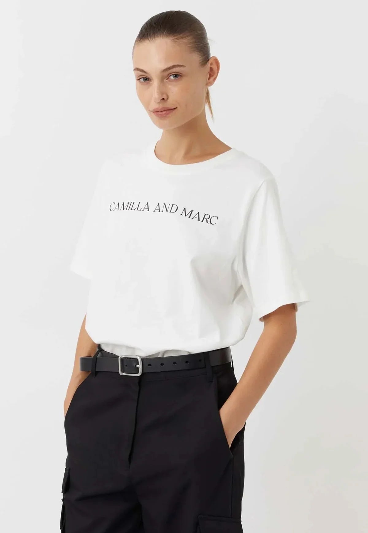 Camilla and Marc | Asher Tee - White/Black