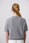 Laing | Jasper Cashmere T-Shirt Crew - Grey Marle