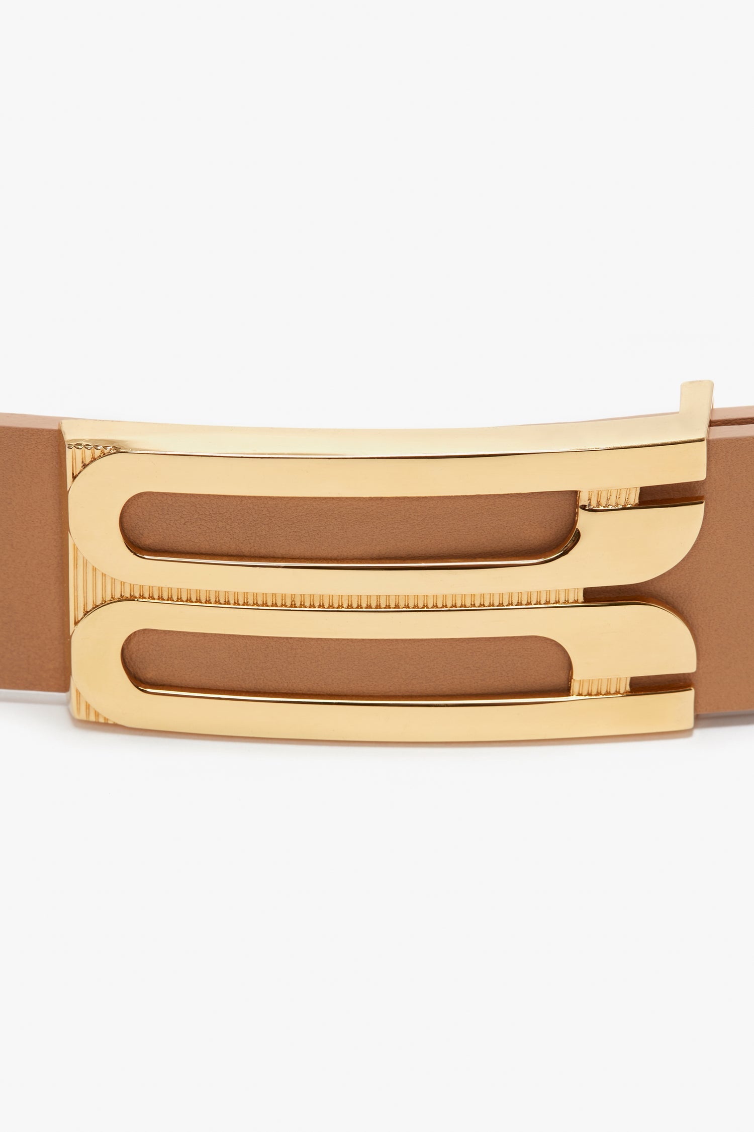 Victoria Beckham | Jumbo Frame Belt - Camel