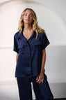 Kat the Label | Gracie Short Sleeve Shirt - Ink