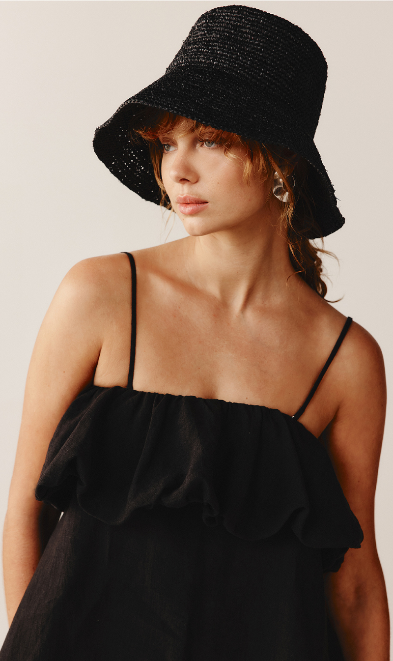 Marle | Kuia Hat - Black