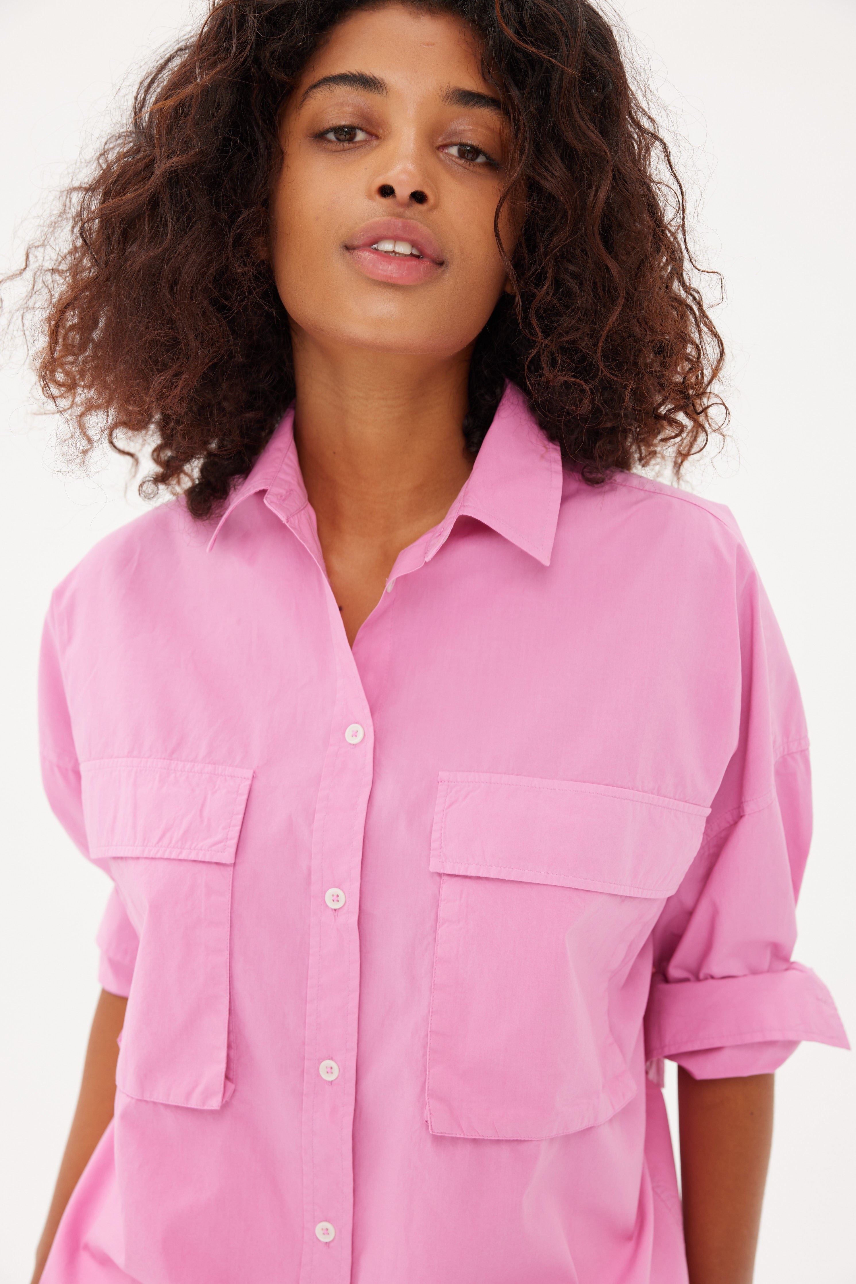 LMND | Chiara Utility Shirt - Peony