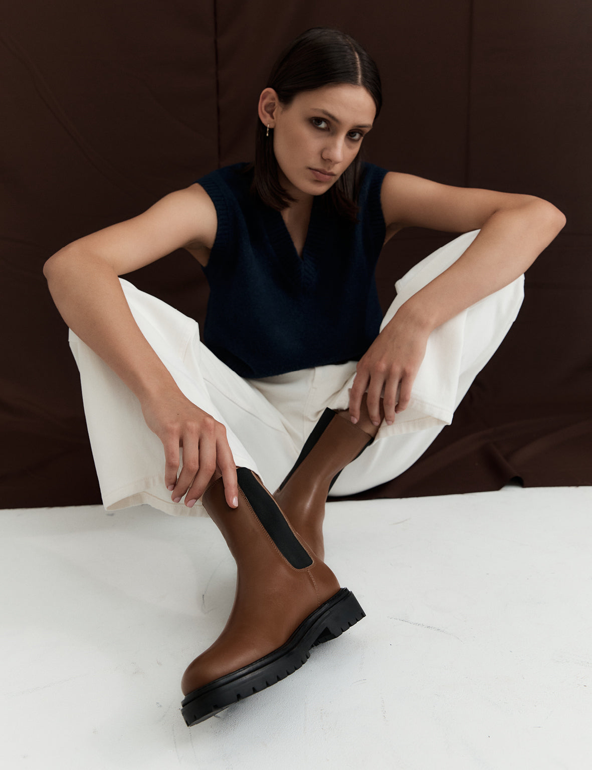 La Tribe | Lucie Ankle Boot - Chestnut