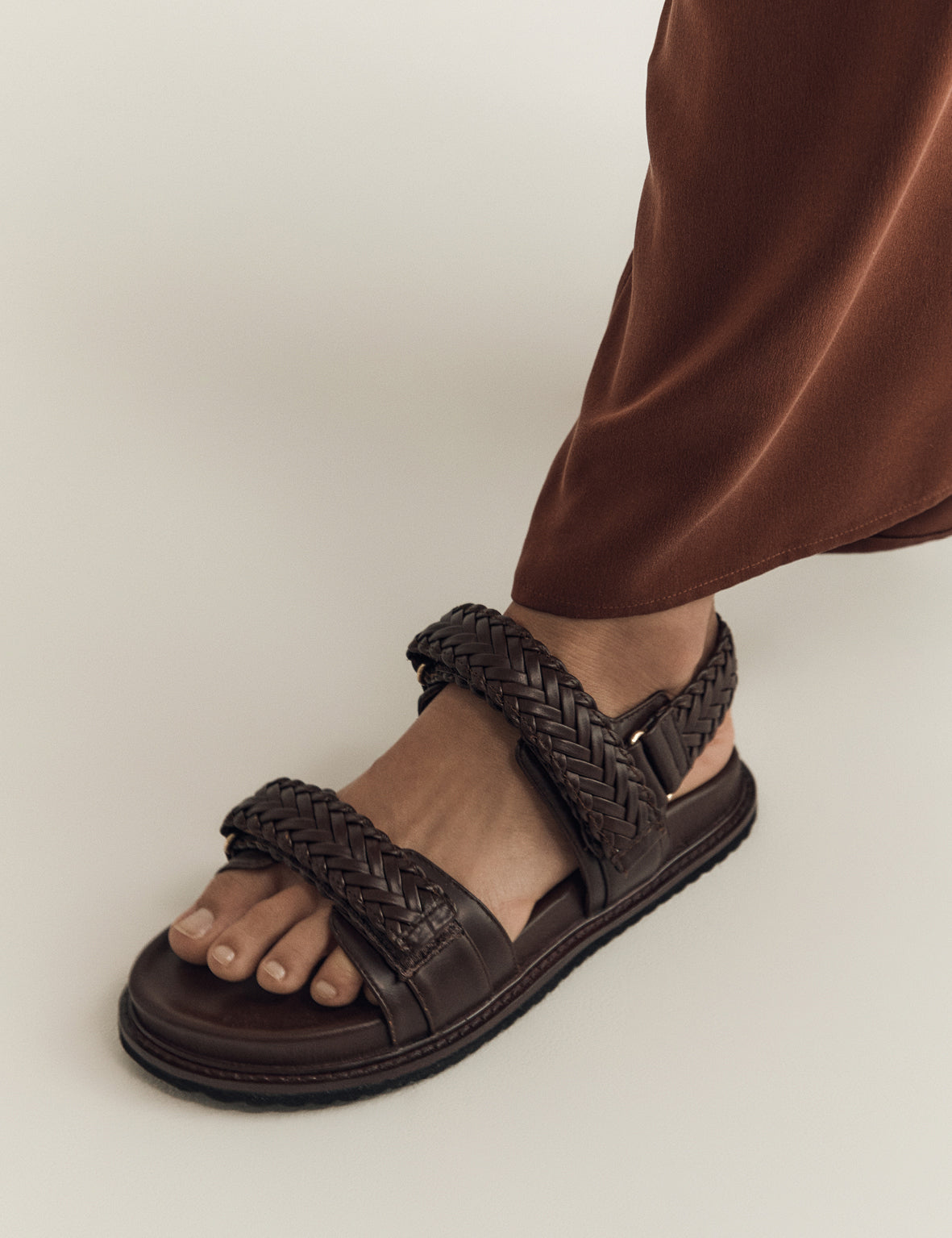 La Tribe | Isla Braided Sandal - Cocoa