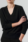 Laing | Amy Cashmere V Neck - Black