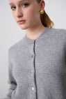 Laing | Boxy Cashmere Cardigan - Grey Marle