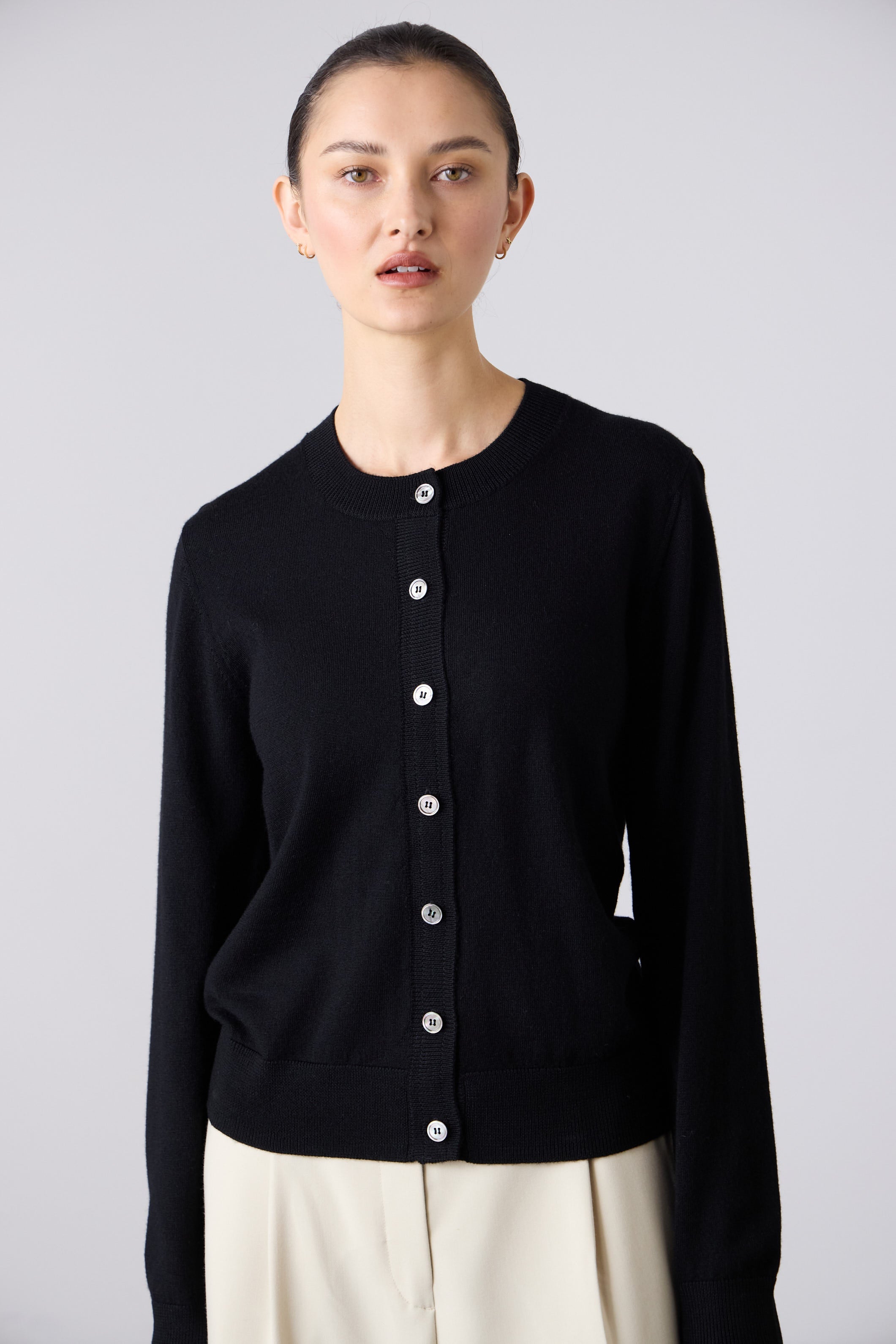 Laing | Sylvia Merino Cardigan - Black