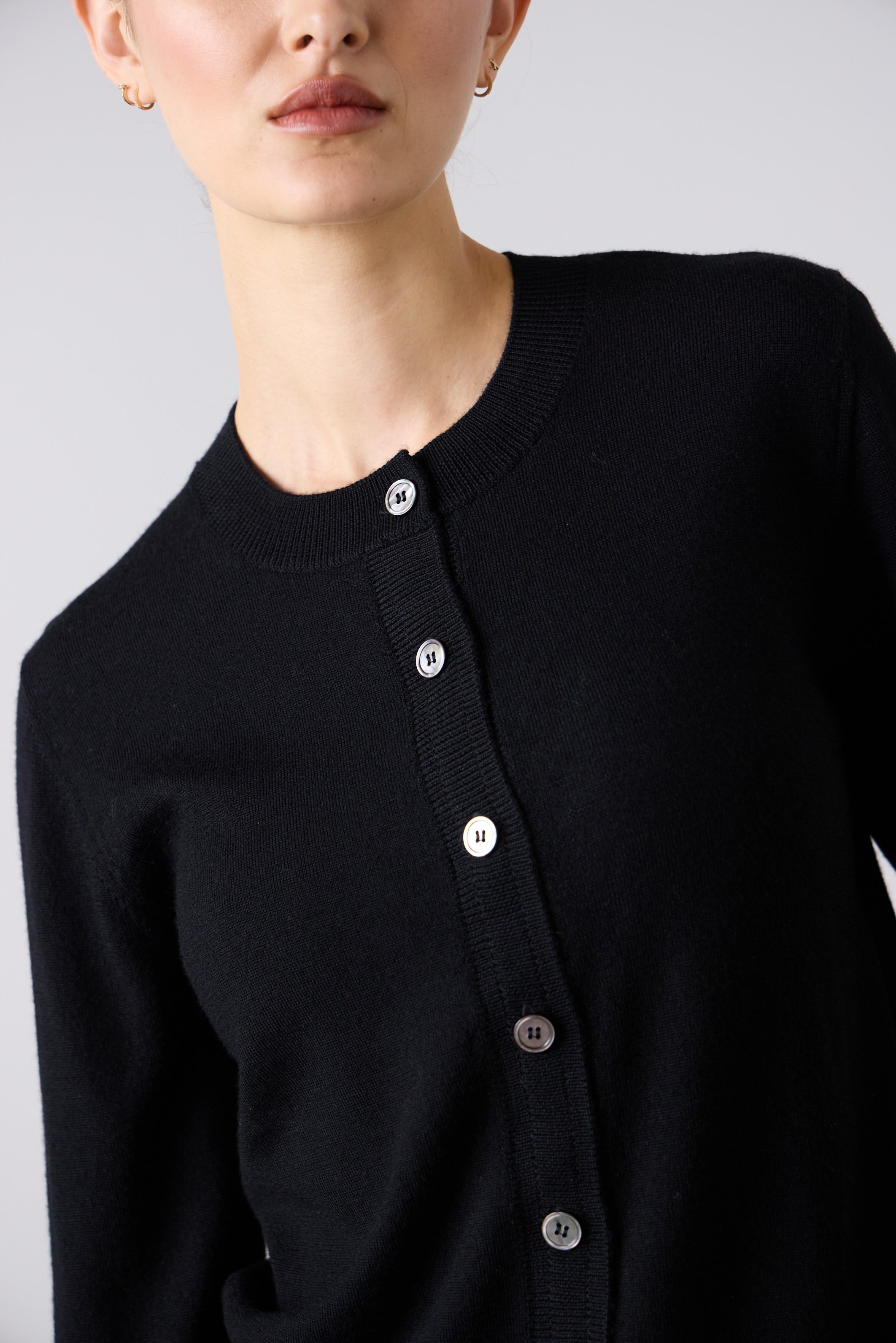 Laing | Sylvia Merino Cardigan - Black