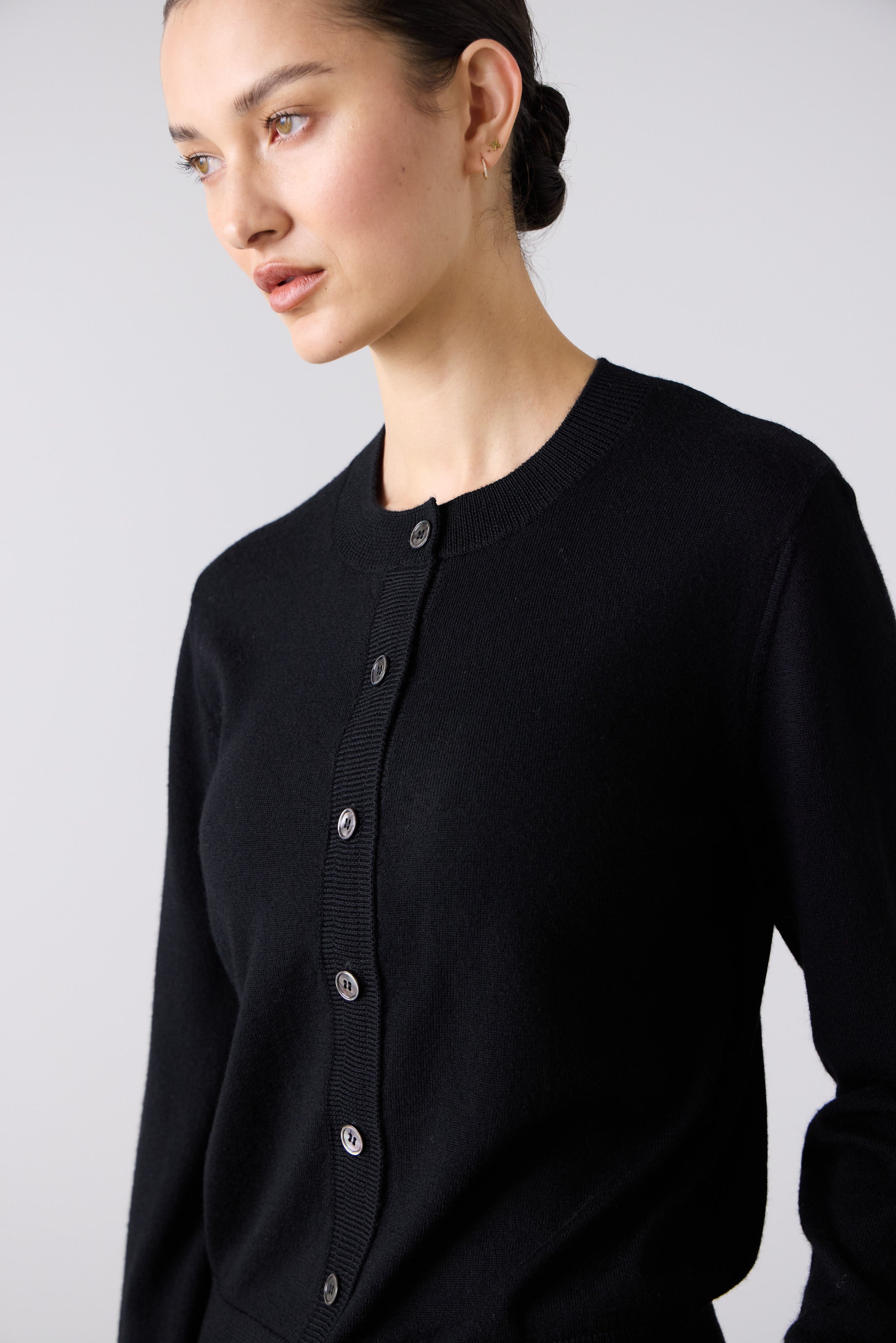 Laing | Sylvia Merino Cardigan - Black