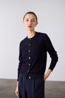 Laing | Sylvia Merino Cardigan - Navy