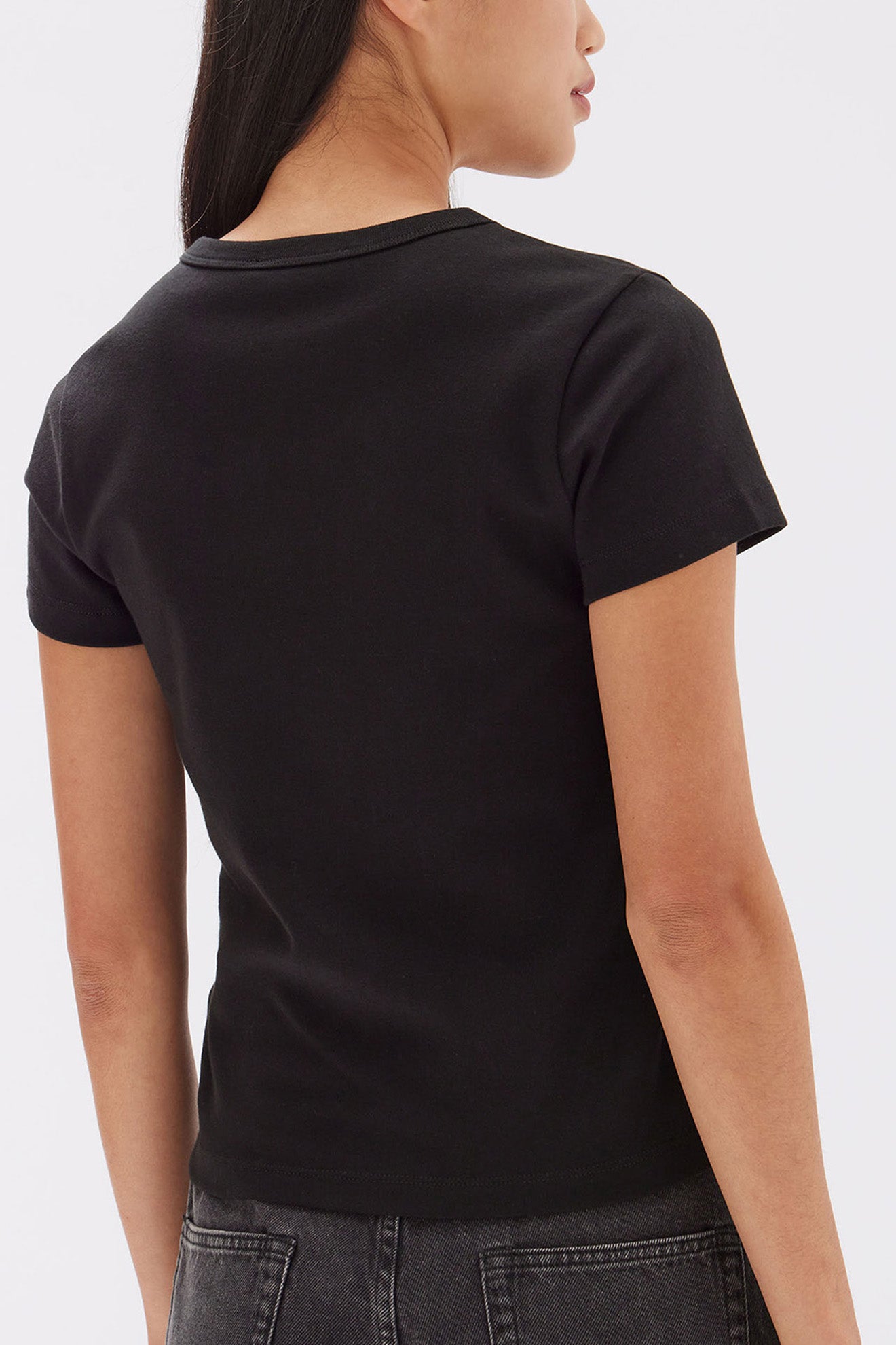 Assembly Label | Lyla Cap Sleeve Tee - Black