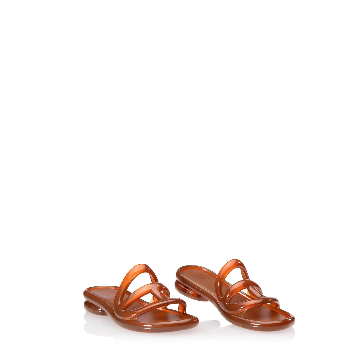 Melissa x Telfar | Jelly Slide - Brown