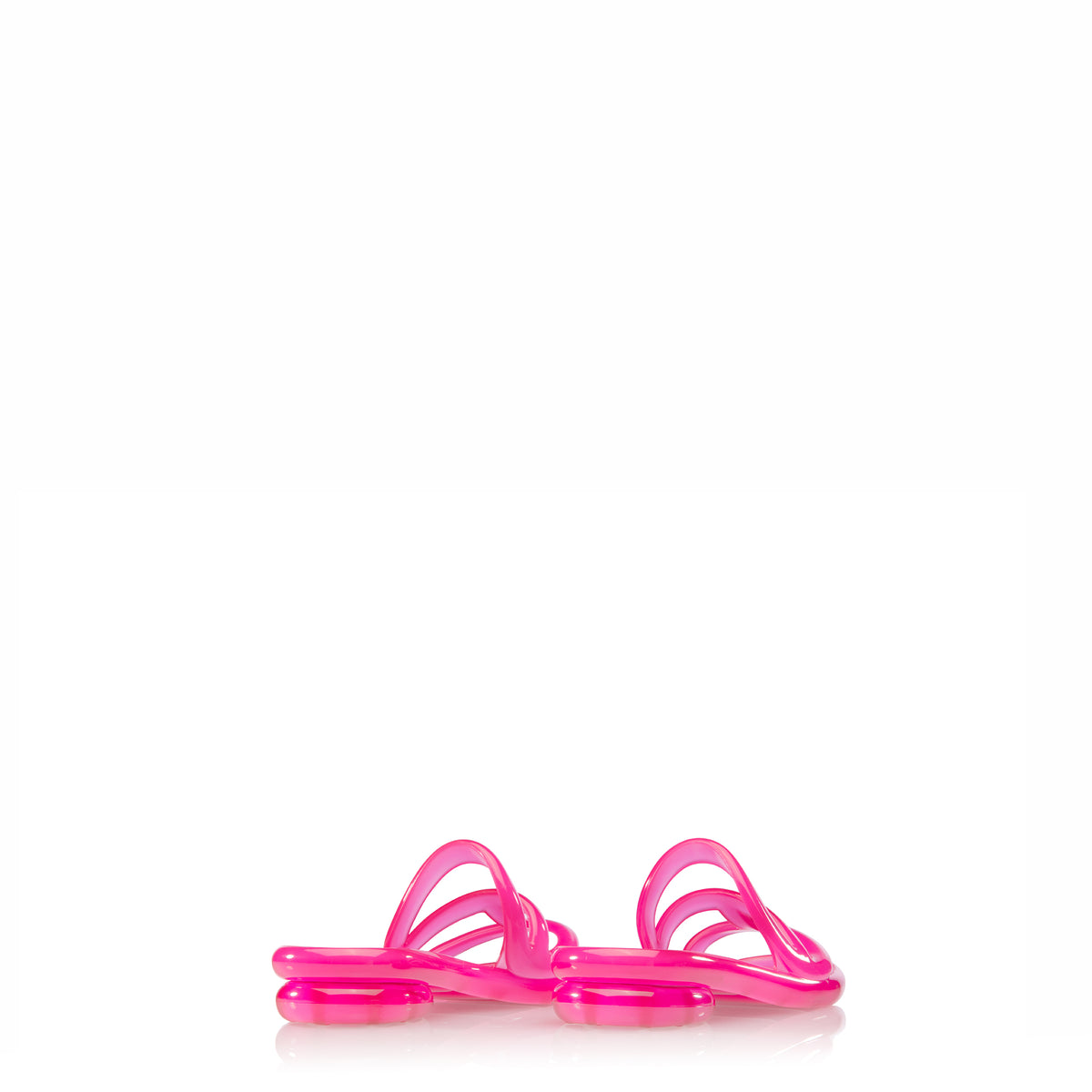 Melissa x Telfar | Jelly Slide - Clear Pink