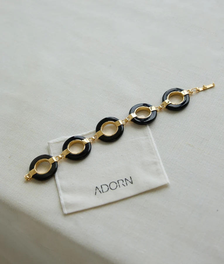 Adorn | Moon Bracelet - Dark Horn