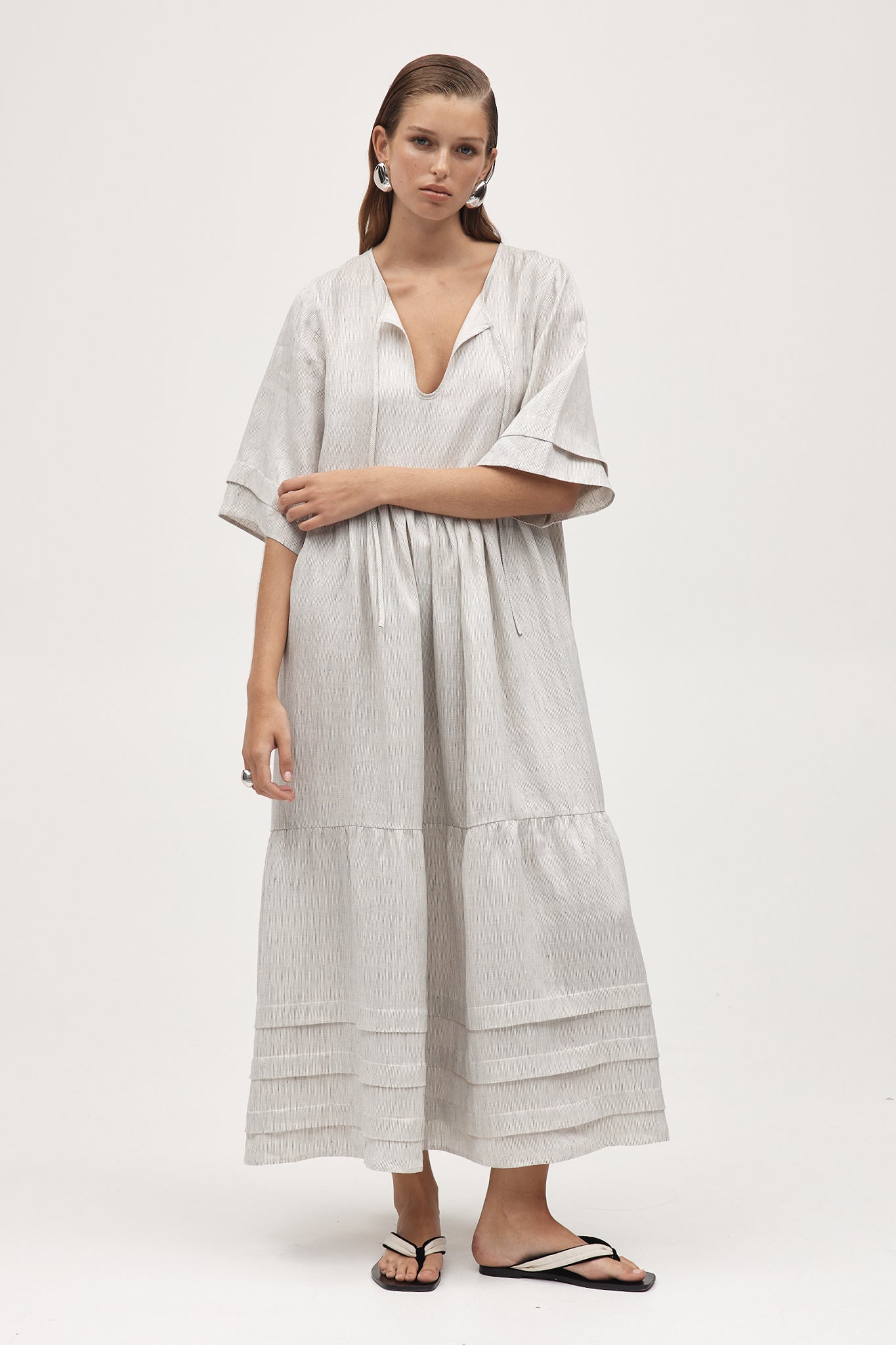 Marle | Nellie Dress - Twill Stripe