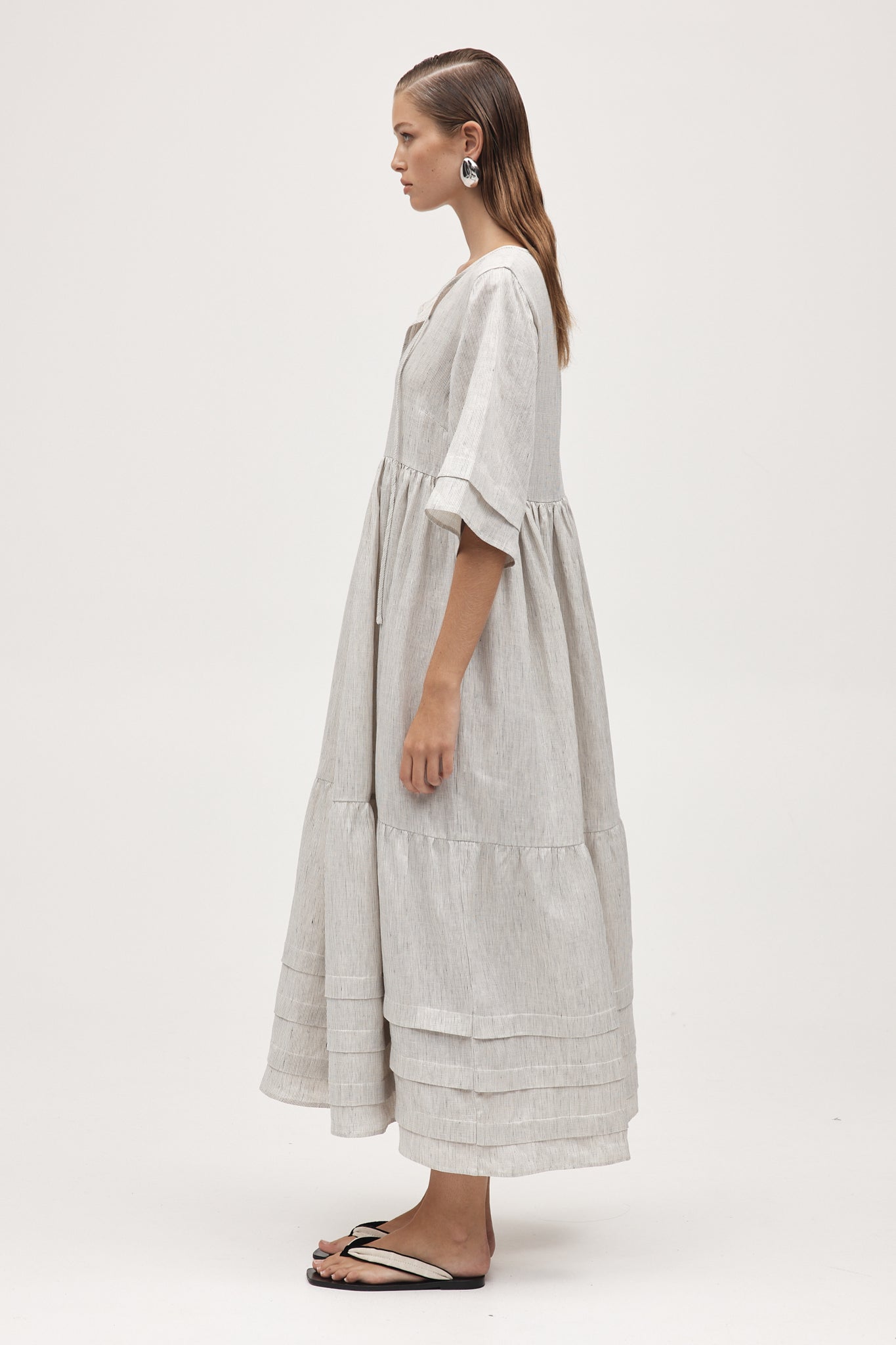 Marle | Nellie Dress - Twill Stripe