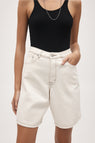 Marle | Relaxed Jean Short - Ecru