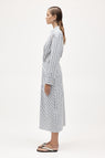 Marle | Collins Dress - Cerulean Stripe