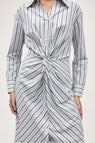 Marle | Collins Dress - Cerulean Stripe