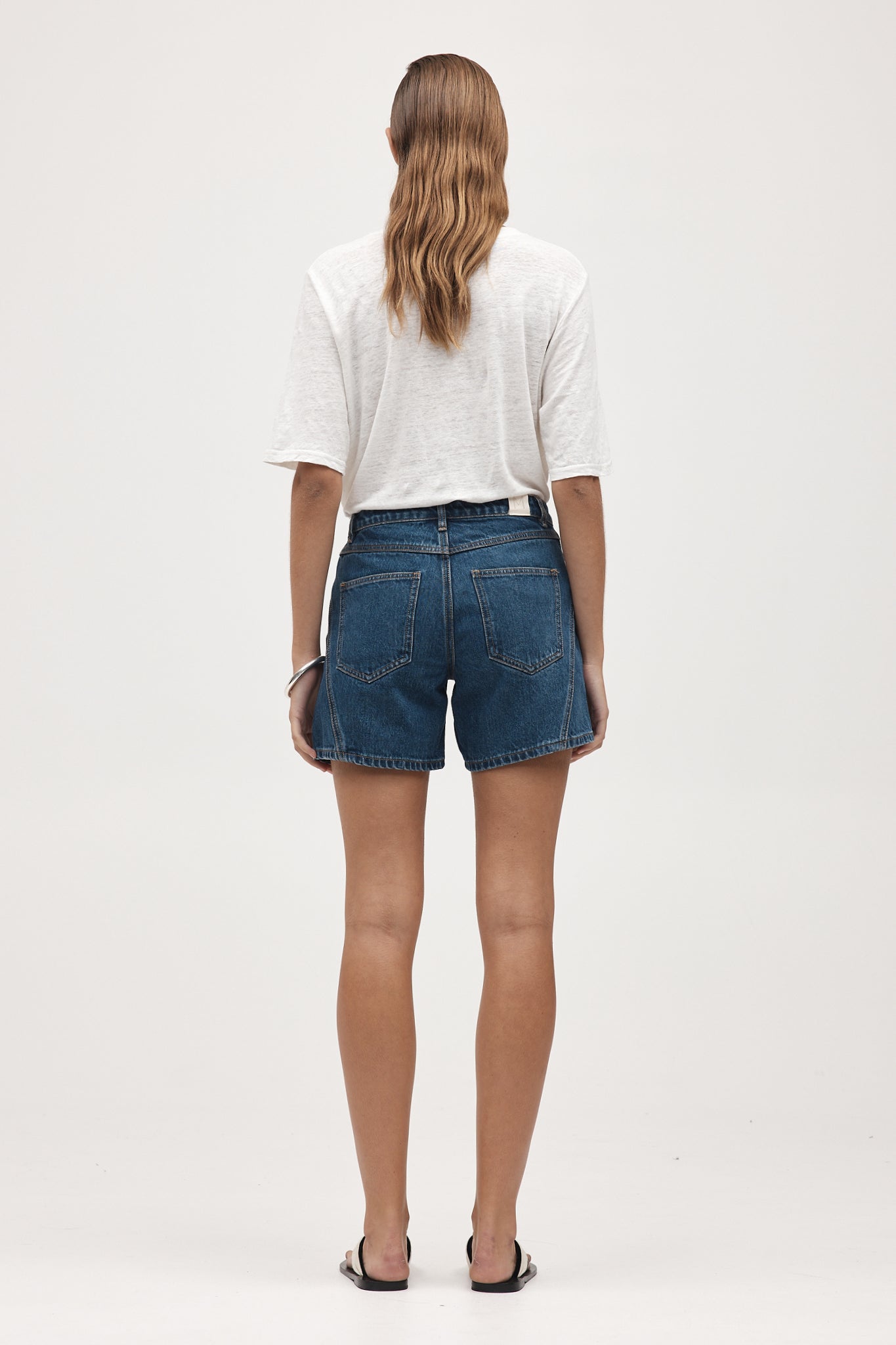 Marle | Curve Seam Short - Heritage Blue