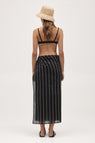 Marle | Hattie Sarong - Black Stripe