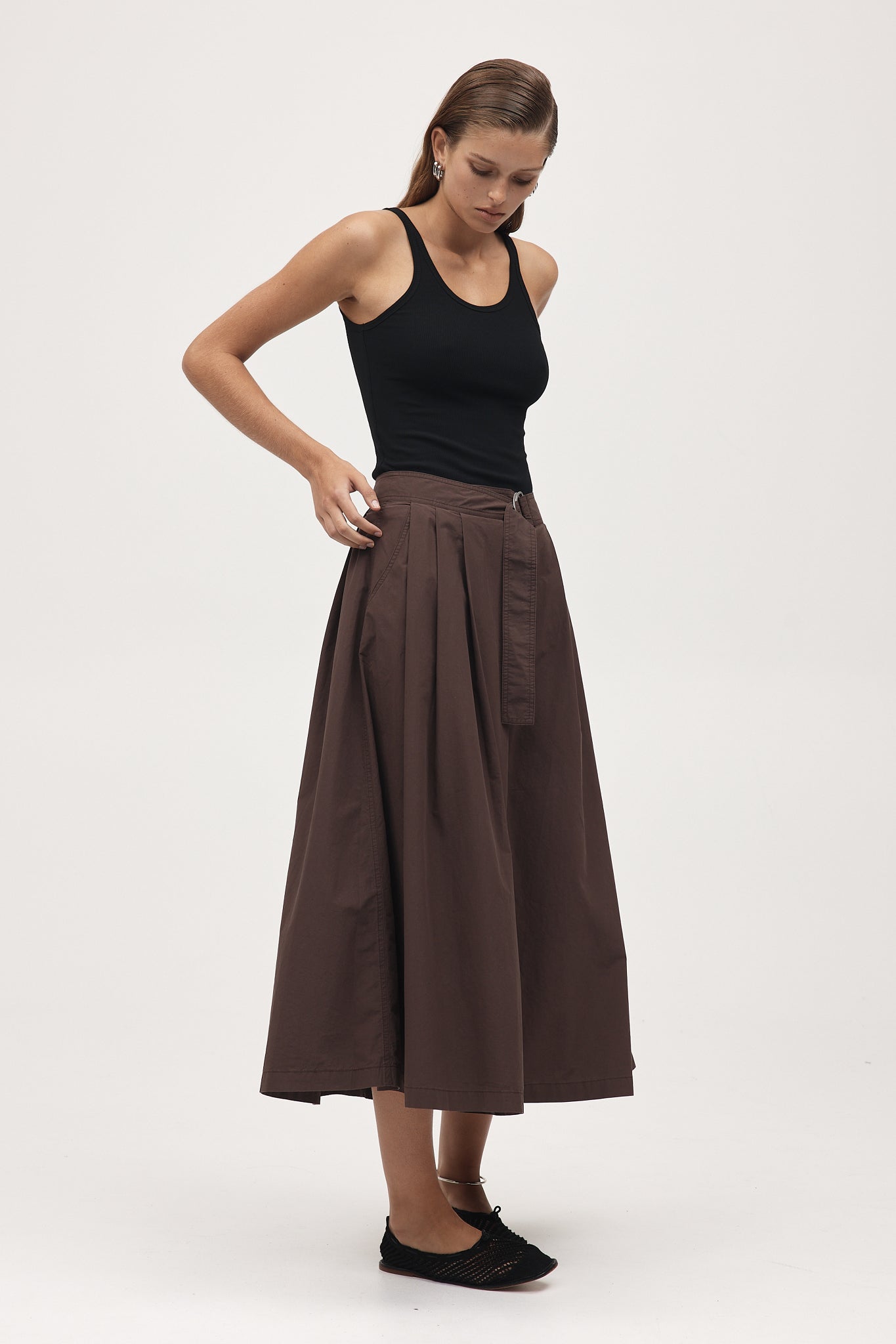 Marle | Henry Skirt - Chocolate