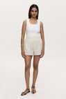 Marle | Alisa Short - Ivory Stripe