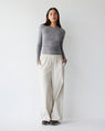 Dear Dylan | Merino Long Sleeve Knit - Grey Marle