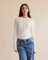 Dear Dylan | Merino Long Sleeve Knit - Ivory