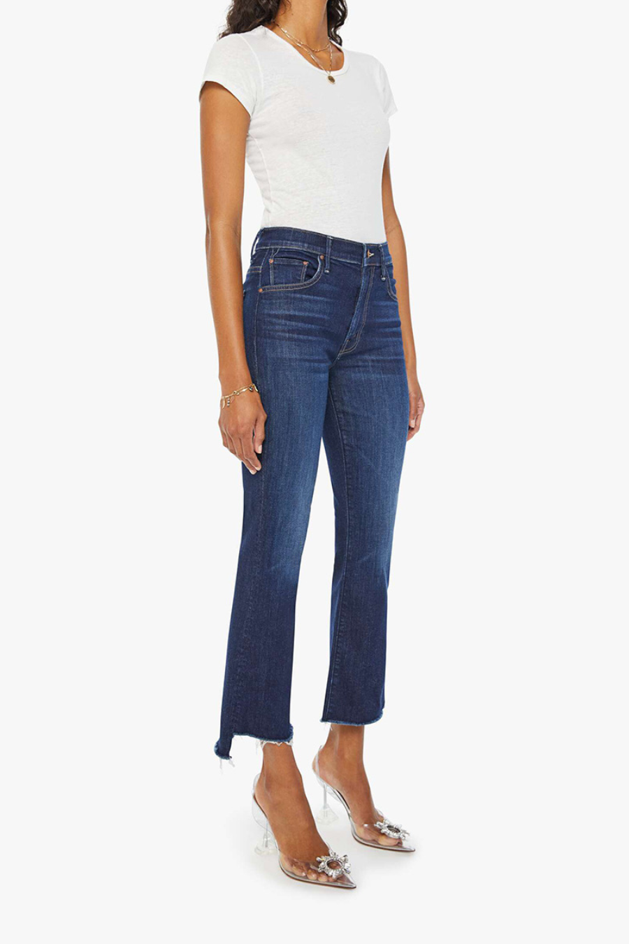 Mother Denim | The Insider Crop Step Fray - Off Limits