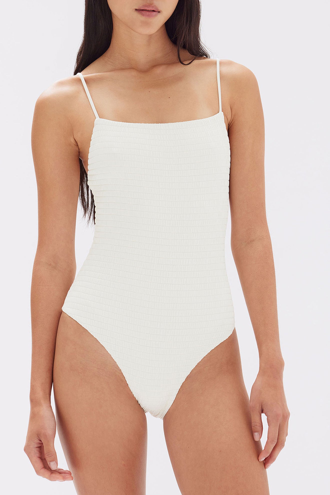 Assembly Label | Nell Textured One Piece - Cream