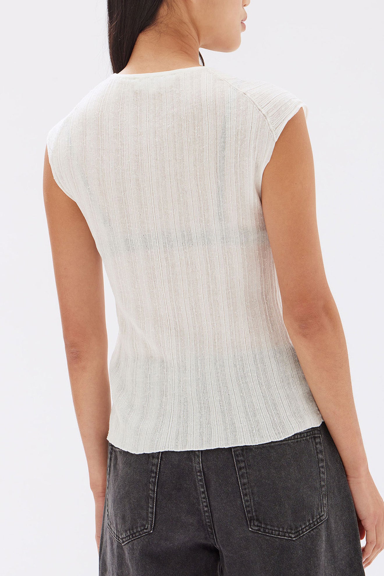 Assembly Label | Noa Knit Tank - White