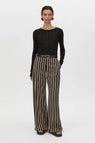 Camilla and Marc | Novella Pant - Black/Bronze Stripe