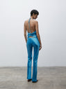 Paris Georgia | Sleek Belted Pant - Bold Blue