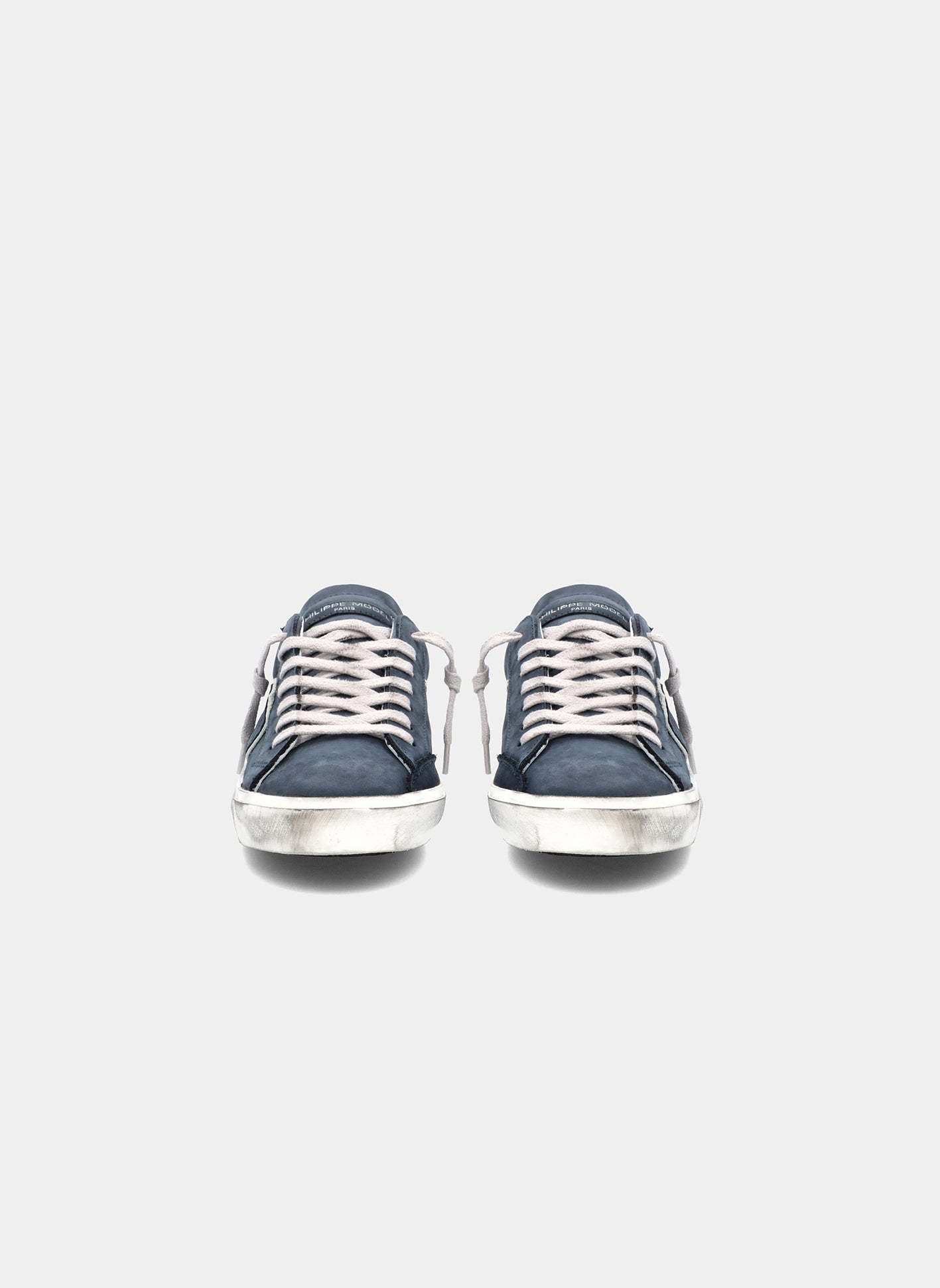 Philippe Model | Prsx Low Man - Nubuk Lave Bleu