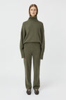 Camilla and Marc | Pascal Cashmere Blend Pant - Army Green