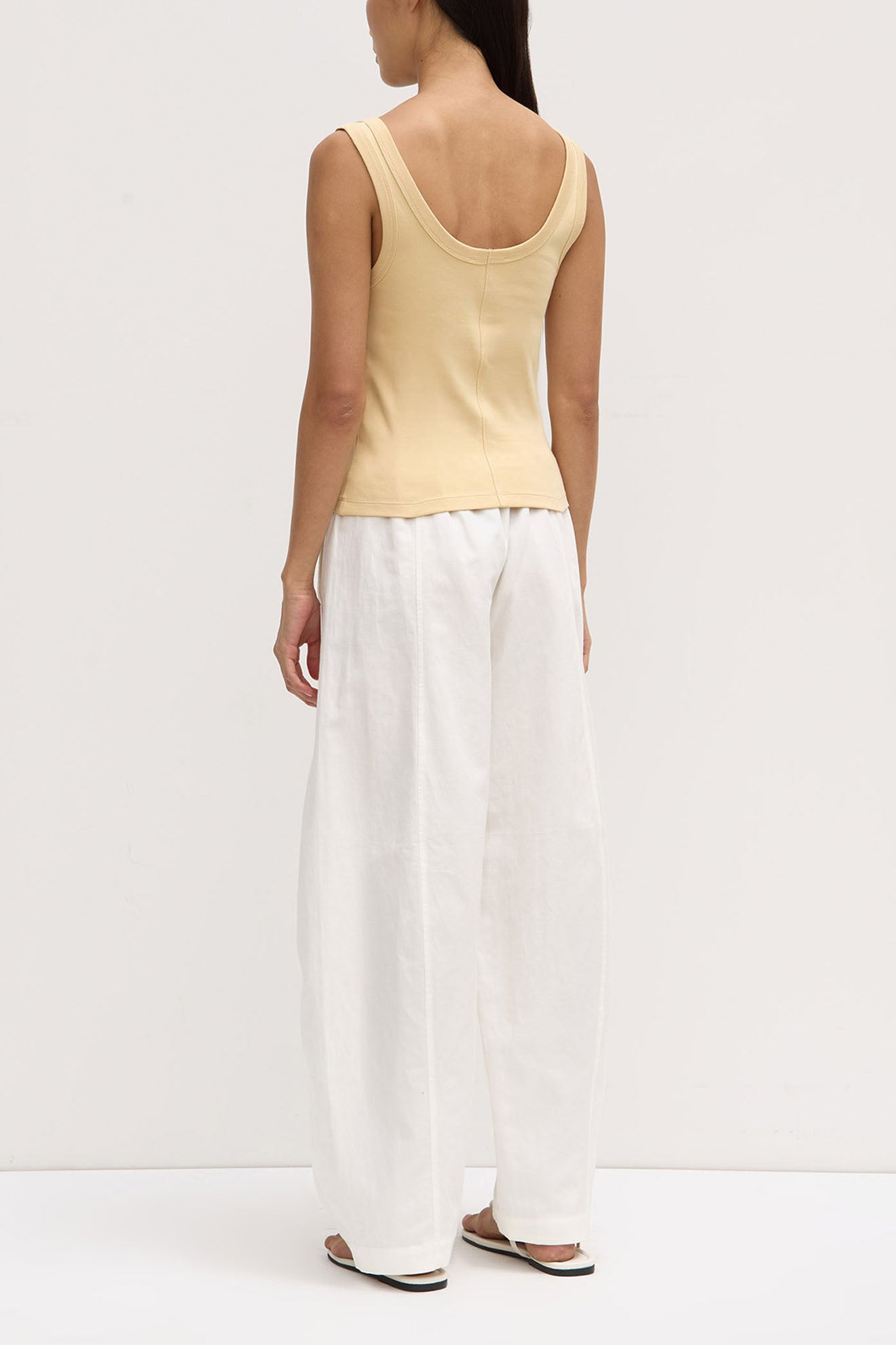 Assembly Label | Paulina Scoop Tank - Chamomile