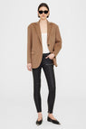 Anine Bing | Quinn Blazer - Camel Cashmere Blend